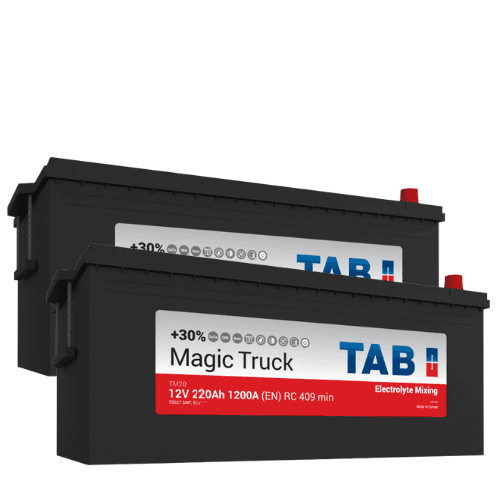 Batería de Camión 220Ah TAB Magic (2 Unidades)
