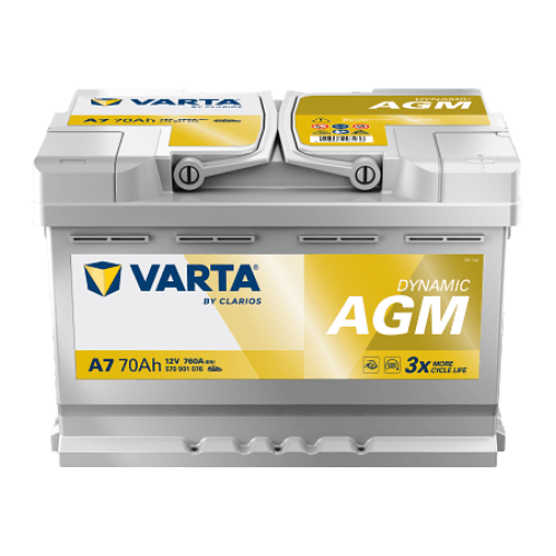 Batería de Coche Varta A7 ExV AGM 70Ah