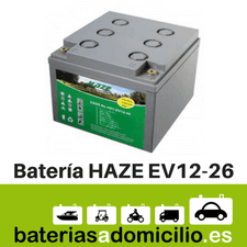 Batería para carro de Golf Haze EV12-26