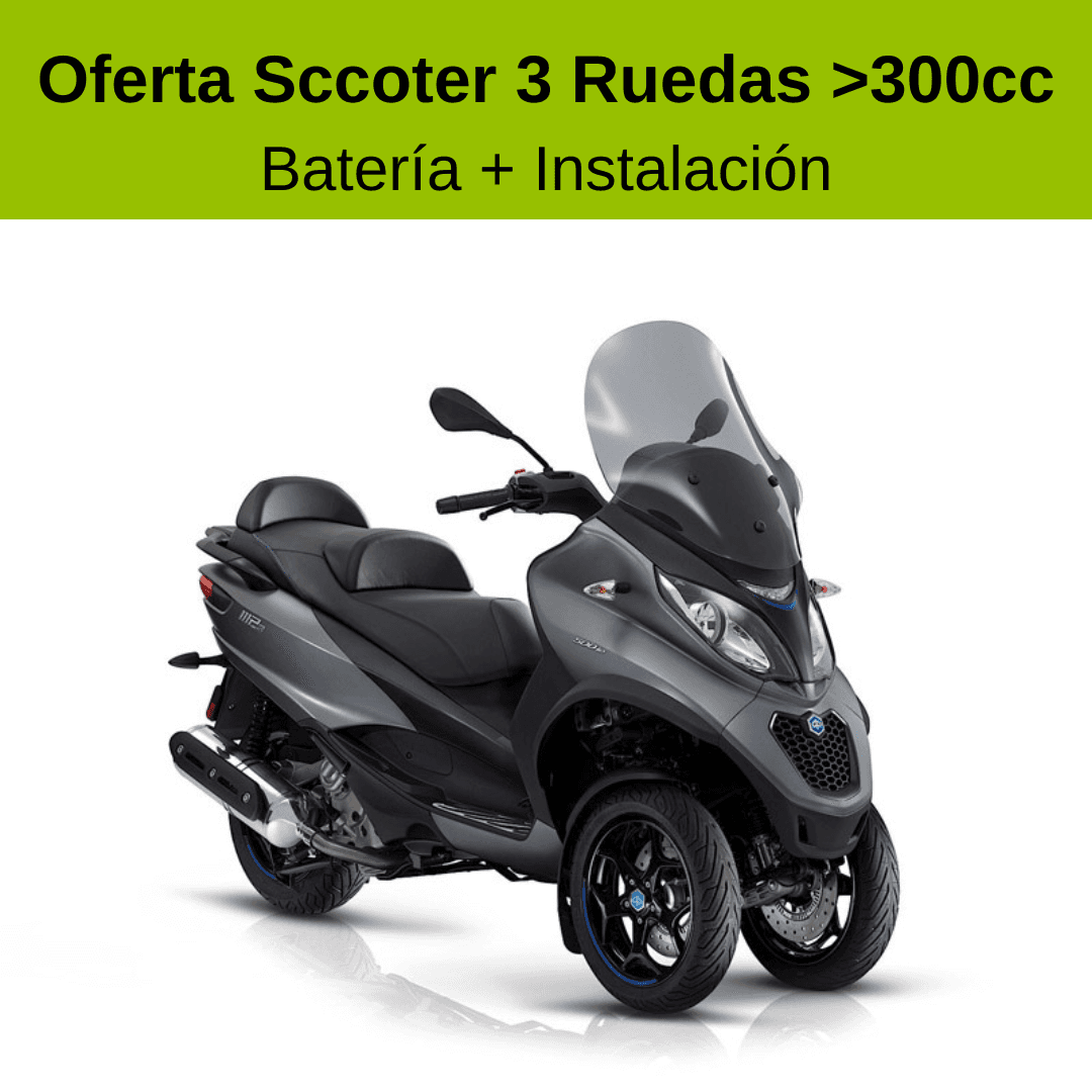 Batería para Piaggio MP3 / Yamaha Tricity / Peugeot Metropolis