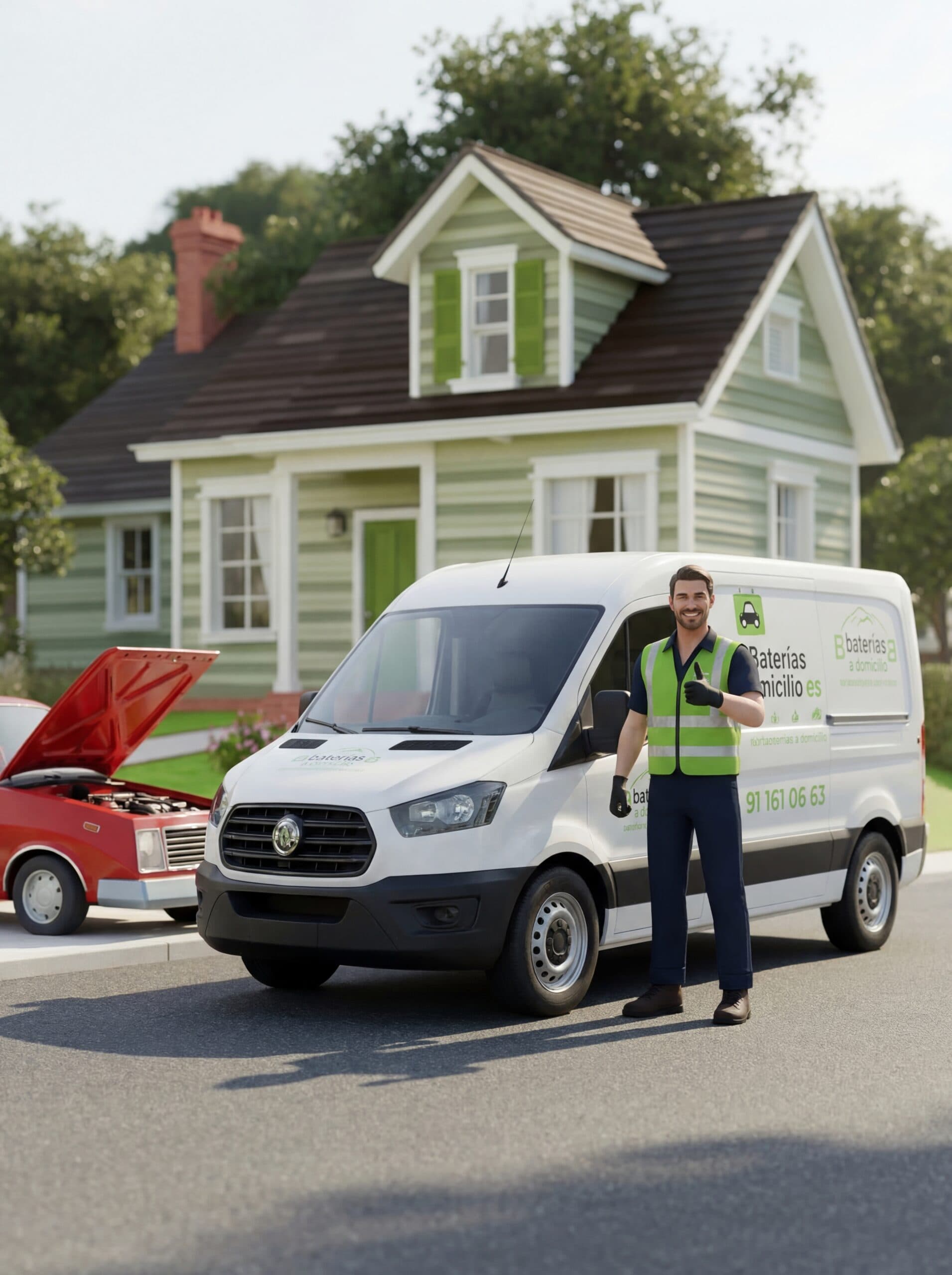 Servicio de baterías a domicilio
