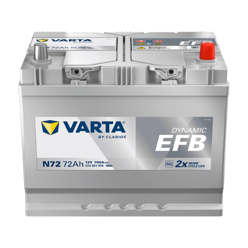 Varta N72 72Ah 760A EFB Start Stop
