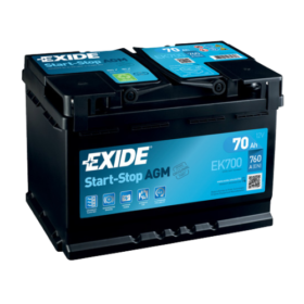 Batería de Coche EXIDE EK700 AGM