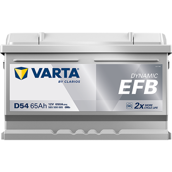 Batería de Coche Varta D54 EFB 65Ah