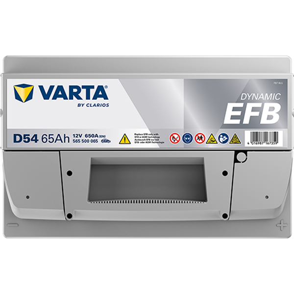 Batería de Coche Varta D54 EFB 65Ah