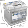 Batería de Coche Varta N50 EFB 50Ah