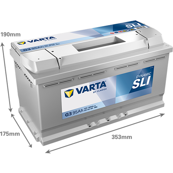 Batería de Coche Varta G3 95Ah