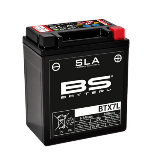 Batería BS BTX7L SLA (YTX7L-BS) Baterías de Moto a Domicilio