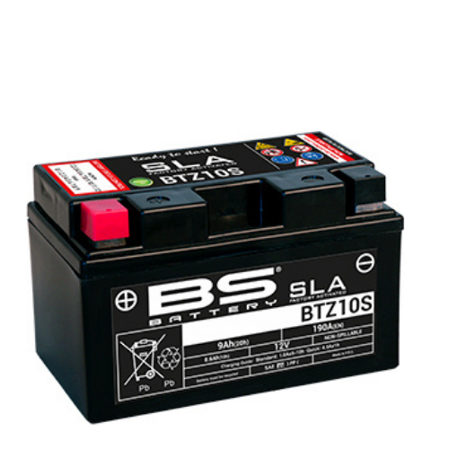 Batería Moto YTZ10S Bs-Battery Sin Mantenimiento Tecnología SLA FA